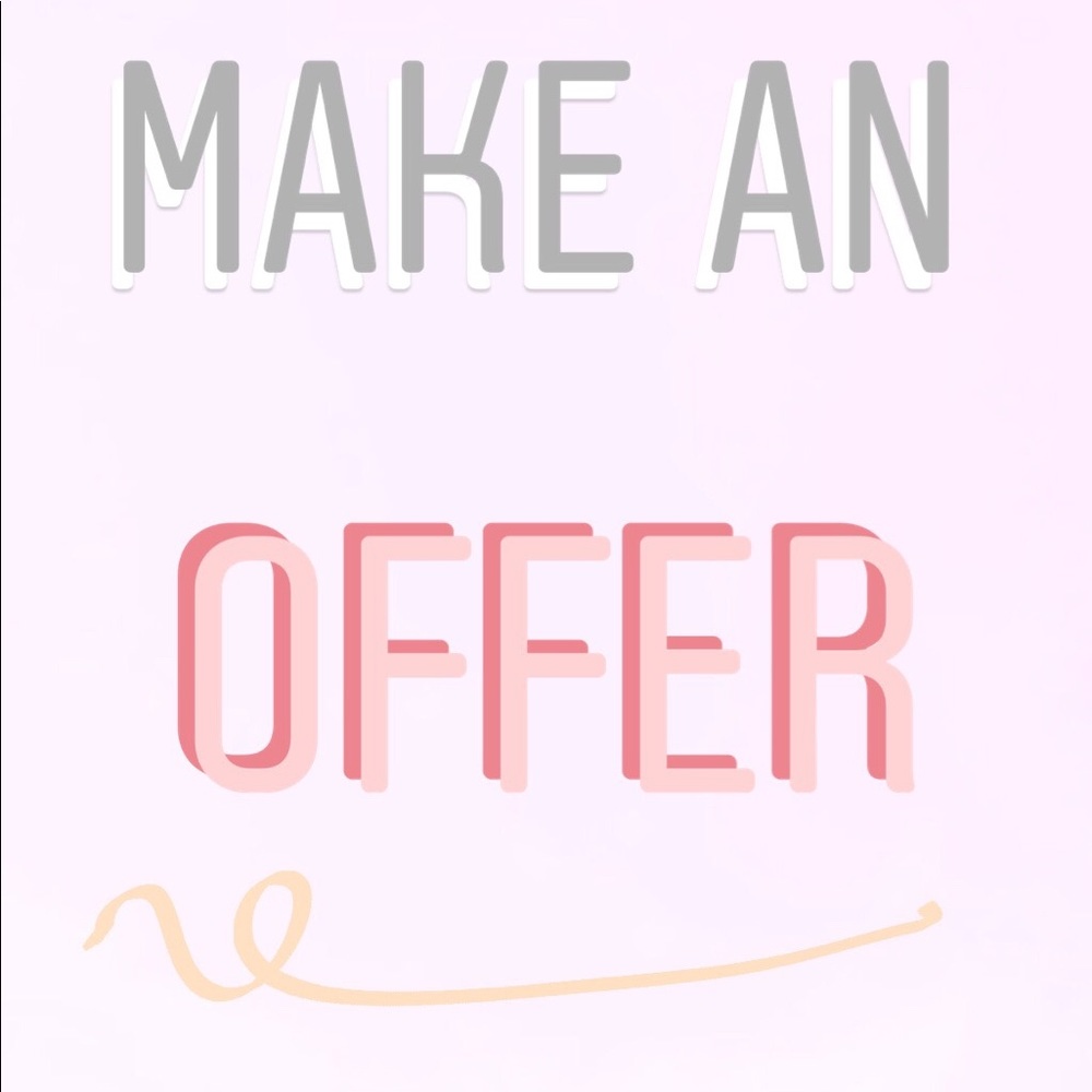 -Feel free to make an offer!